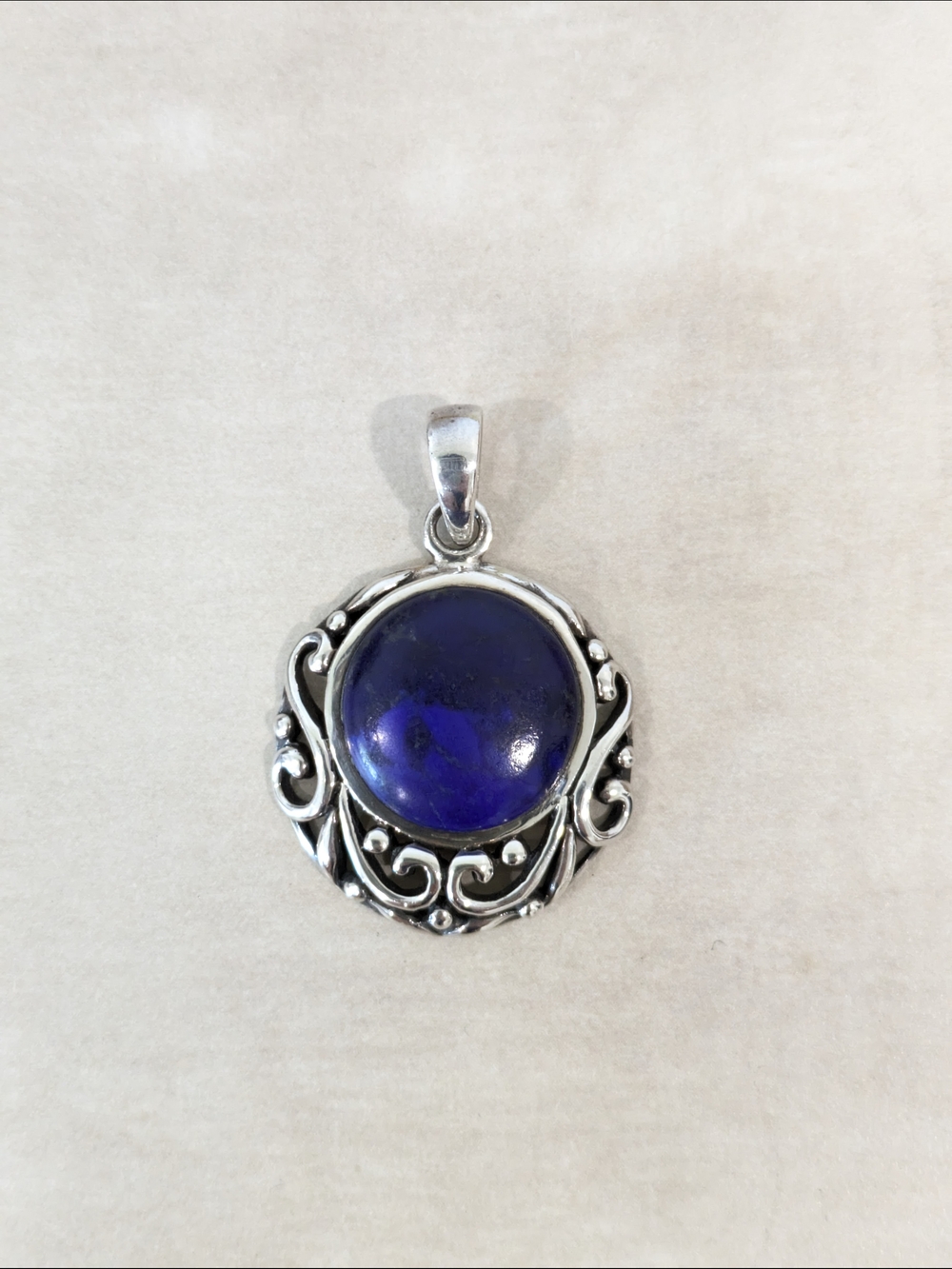 Barse Jewelry Lapis Lazuli Pendant 925